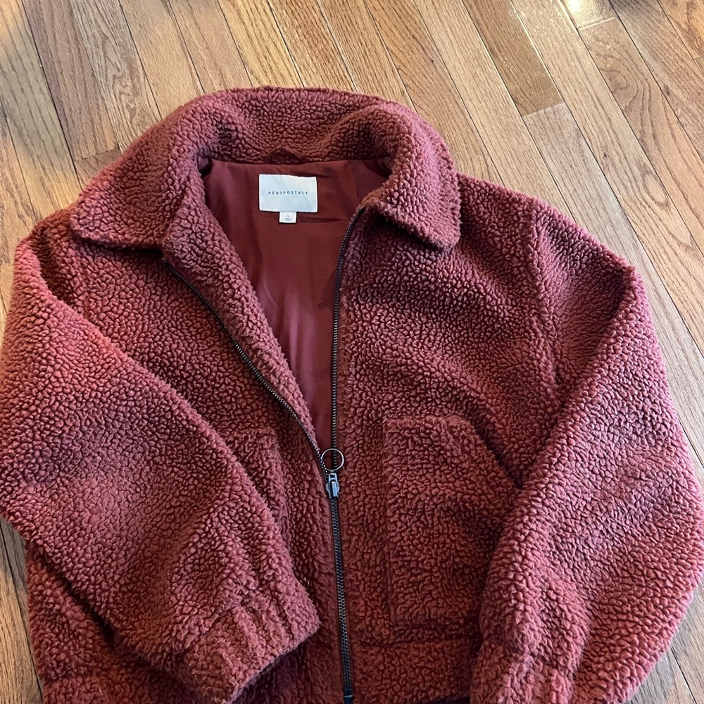 Aeropostale jacket, size L, burnt orange color